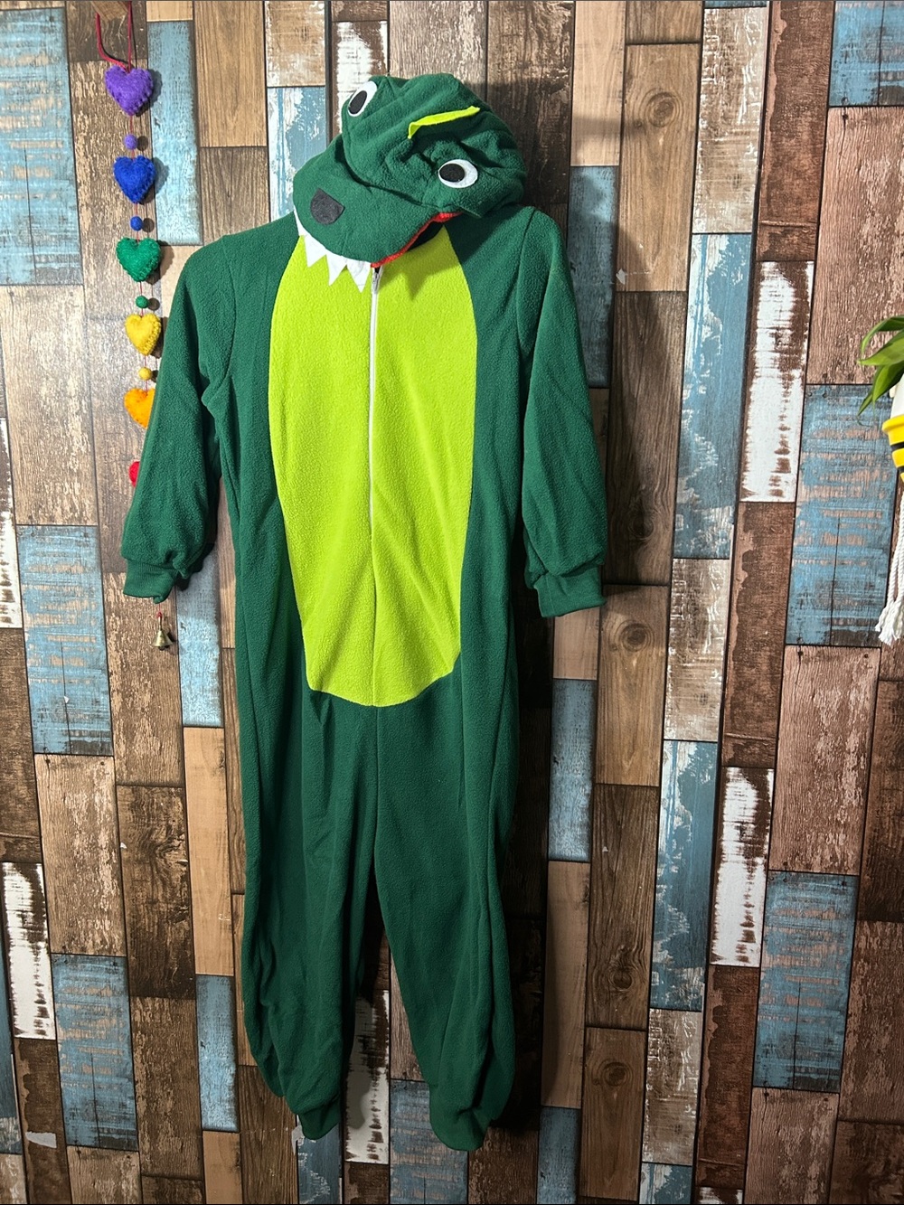 Carnavaliz Kids Green Dinosaur Costume -